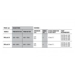 PreXo Advance Laghetto pressure filter Newa 20 - 30