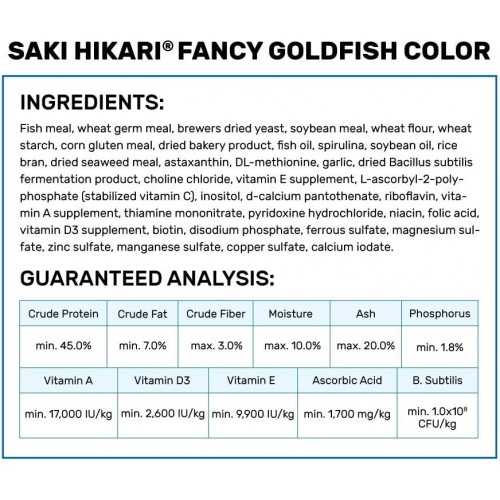 Feed for Goldfish Saki-Hikari Fancy