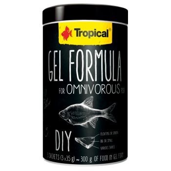 Tropical GEL FORMULA for omnivorus fish