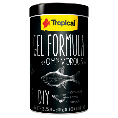 Tropical GEL FORMULA for omnivorus fish