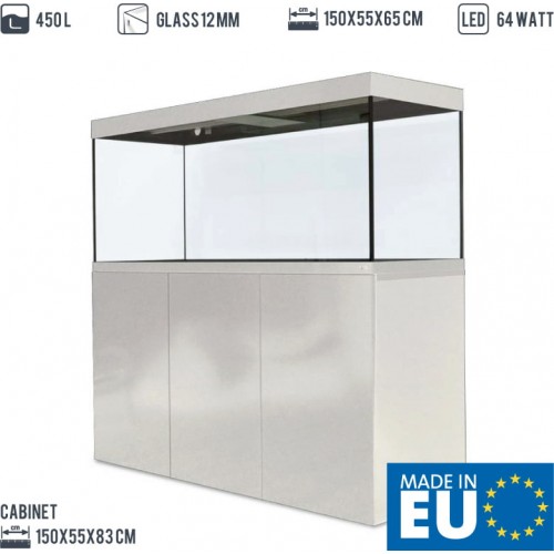 AMTRA Alux LED 450Litri Baignoire et mobile