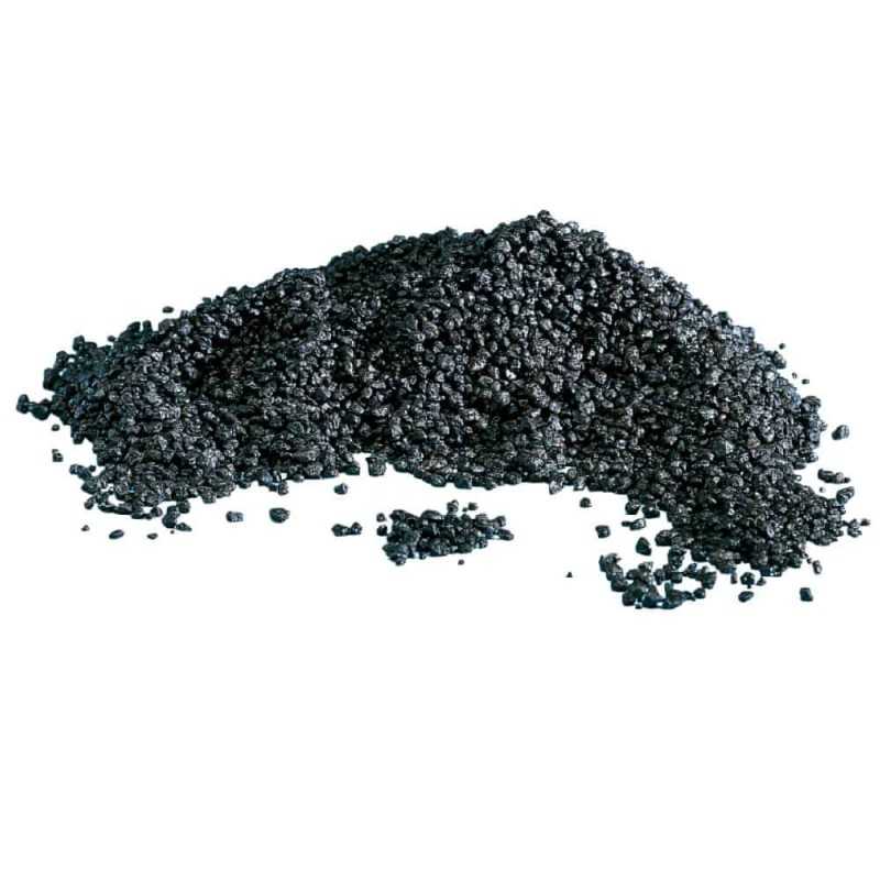 Quartz black 2-3 mm 2 kg ceramized amtra