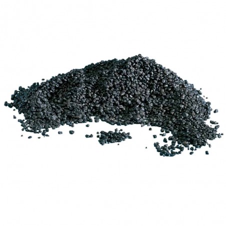 Quartz black 2-3 mm 2 kg ceramized amtra