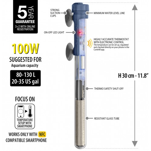 SCUBA CONTACTLESS Riscaldatore con App Sicce