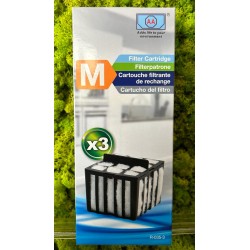 Filtrer la cartouche de charbon et de zéolite 3 pc de laine pour la base 54 / 35R / 70 Hex