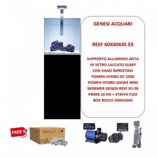 Marine aquarium Genesi 60x40x45 cm 100litri...