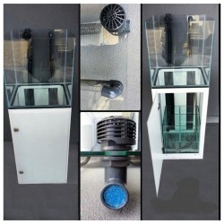 Acquario marino 160 L REEF PLUS 80X45X45 CM COMPLETO DI TECNICA - VETRO EXTRACHIARO CON SUMP E SUPPORTO Genesi