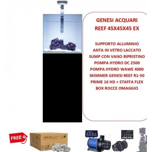 Aquarium marin Reef plus 45x45x45 cm complet...