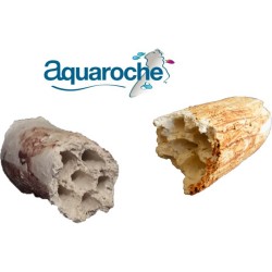 Casetta per gamberetti e granchi con 6 cilindretti in ceramica - Aquaroche