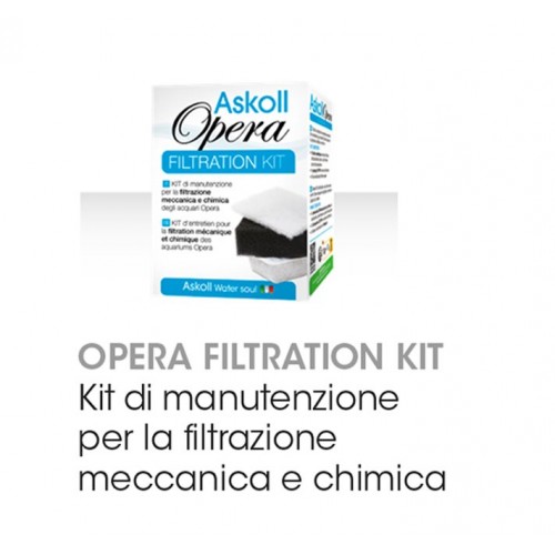 Opera filtration kit Askoll spare filter cartridges (promo
