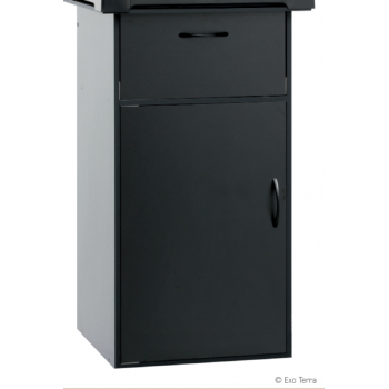 ExoTerra mobile 46x46 cm per terrario nero Askoll 2