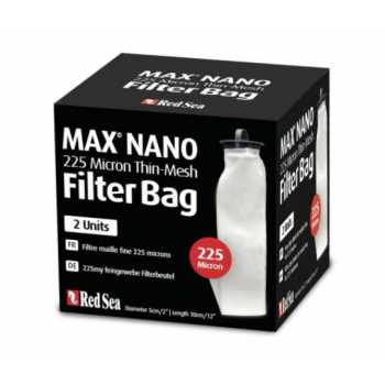 Max Nano Filter Bag 225 Thin Mesh Red Sea Bag