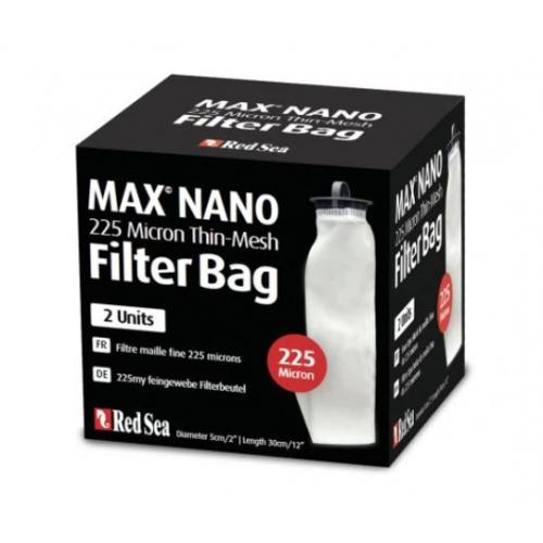 Filter Bag Max nano 225 thin mesh red sea sacchetto