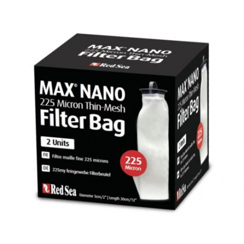 Max Nano Filter Bag 225 Thin Mesh Red Sea Bag