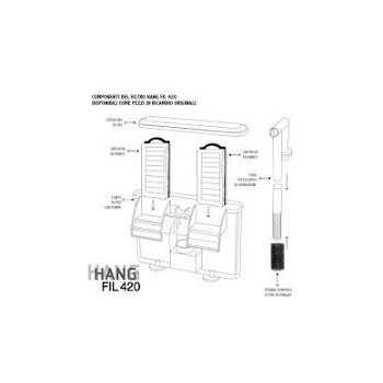 Hang fil 320 and 420 2 pcs replacement cartridges 2