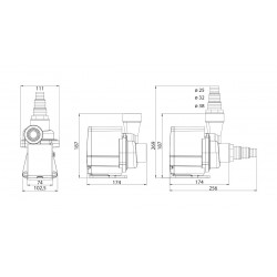Newa Jet 9000-12000-16000, pompa sommergibile multiuso unidirezionale - Newa