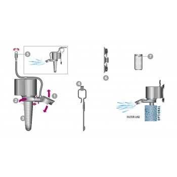 Newa Maxi pH, Pump Head recirculation - Newa 2