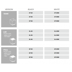 Newa Ego tank 50, cubic crystal aquarium for neophytes - Newa