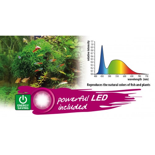 Newa Hobby Aquarium en cristal noir et noir...