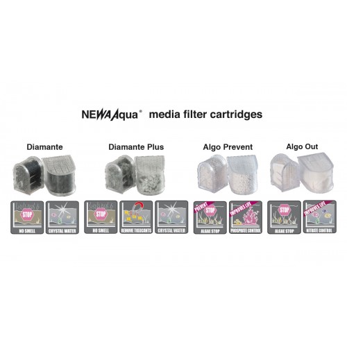 Newa Hobby nero, acquario completo in cristallo...