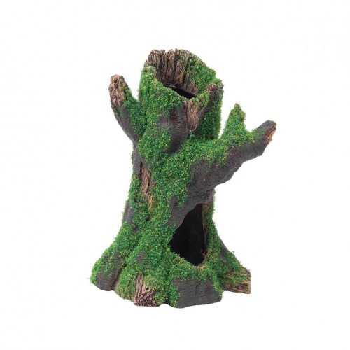 Decoration for resin aquarium trunk with moss l...
