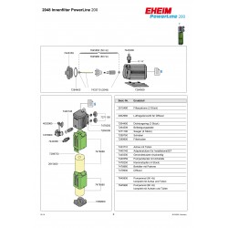 Eheim Filtre interne de ligne électrique