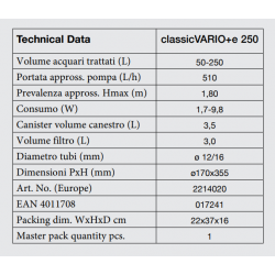EHEIM classicVARIO + 250 - external filter with Wi-Fi