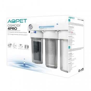 Aqpet Osmosy4 Pro osmosis plant 4 stages glass 50 gallons