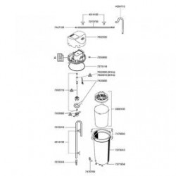 Eheim Classic 250 plus external filter with sponges and 2 quick release taps