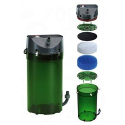 Eheim Classic 250 plus external filter with sponges and 2 quick release taps