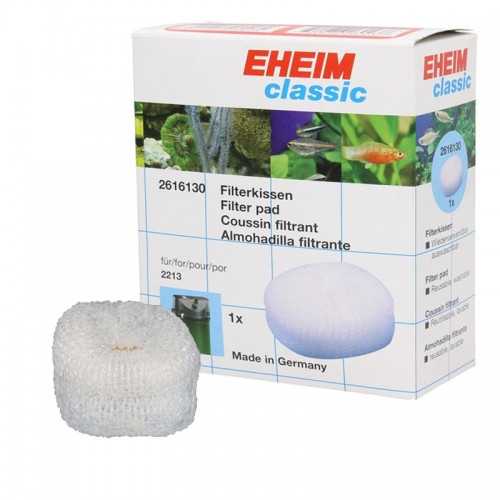 Wide knitted pad for classic external filter...