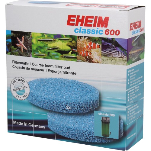 Blue filter sponge for Filtro Classic 600 Eheim