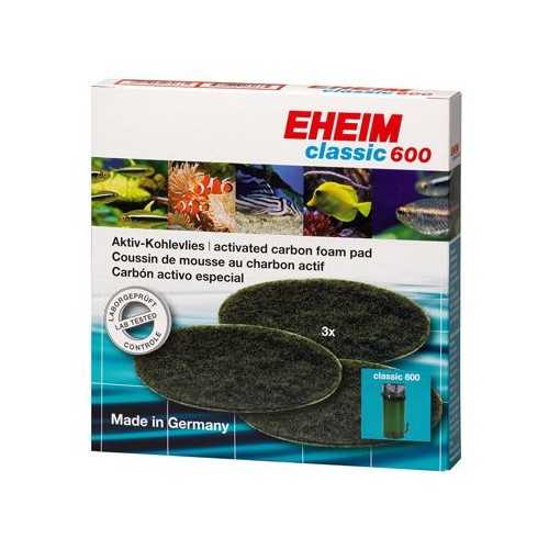 Coal sponge for Classic 600 filter Eheim