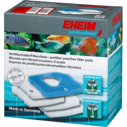 Filter pad set for external filter professionl 3 250/350/600 and professionl 3e 350 Eheim