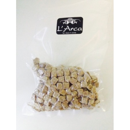 Liophilized Artemia enriched in cubes