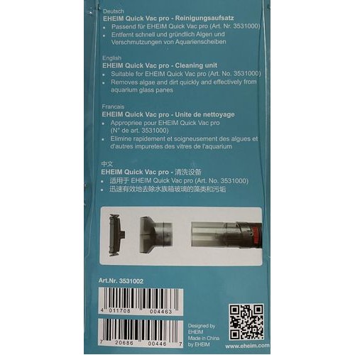 Unité de nettoyage pour Quick Vac Pro Eheim