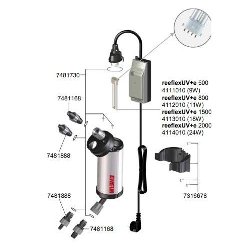 Stérilisateur UV avec WiFi ReeflexUV + E Eheim