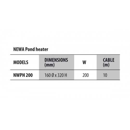 Newa Pond Heater Anti-ice heater for floating...