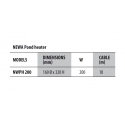 Newa Pond Heater Anti-ice heater for floating lakes -230V 50Hz TUV-GS CE