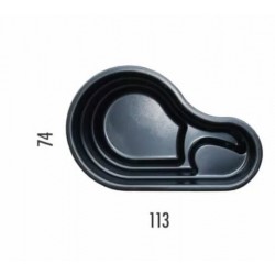 Laghetto nero FUSINE 150 l