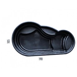 Laghetto nero TOVEL 500 l