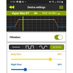 Filtre Aquael Hypermax 4500 BT Filtre externe Bluetooth pour grands aquariums