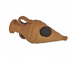 Decorazione in terracotta 12 cm tana