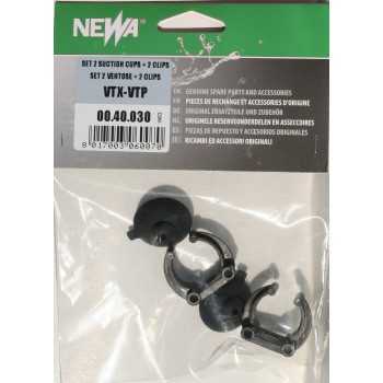 Set 2 suction cups with clips for heaters - Newa