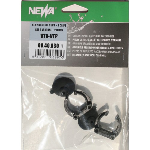 Set 2 ventose con Clips per Riscaldatori