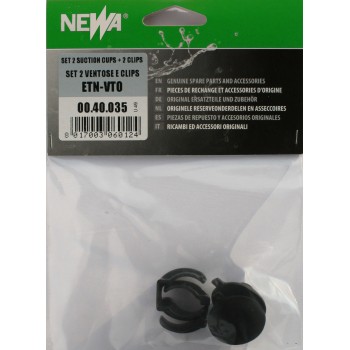 Set 2 suction cups with clips for heaters 2