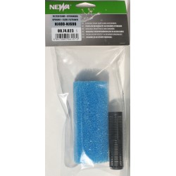 Shaped sponge with nj-f1 nj 400-600 curlers - Newa