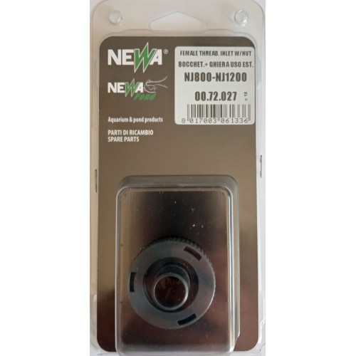 Bocchettone con ghiera per uso esterno NJ800-1200