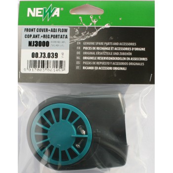 Front cover (with screws) + flow regulator -... 2