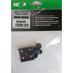 Basetta + 4 ventose MN404-MN606 per Mini-pompa sommergibile con portata regolabile